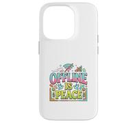 Offline Mode Quiet Mind Digital Detox Design Case for iPhone 14 Pro