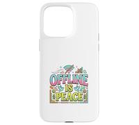 Offline Mode Quiet Mind Digital Detox Design Case for iPhone 15 Pro Max