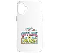 Offline Mode Quiet Mind Digital Detox Design Case for iPhone 16 Plus