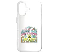 Offline Mode Quiet Mind Digital Detox Design Case for iPhone 17