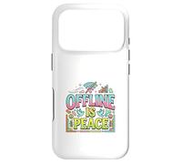 Offline Mode Quiet Mind Digital Detox Design Case for iPhone 17 Pro