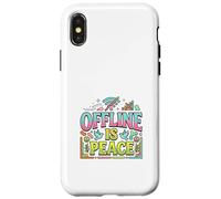 Offline Mode Quiet Mind Digital Detox Design Case for iPhone X/XS