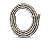 OFFO Flexible Shower Hose, 3m Stainless Steel Hose, Standard G1/2 Inch Connectors, Universal Fit for Bathroom Shower, Brushed Nickel