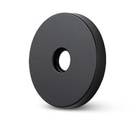 OFFO Shower Arm Flange 9.0cm in Outer Diameter Replacement Escutcheon Shower Arm Flange Suitable for Most Brands Shower Head Arms Matte Black