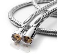 OFFO Shower Hose, 2.5m Bidet Hose Stainless Steel Anti Burst Braided Flexible Hose Replacement Shower Hose for Bidet Sprayer, Chrome