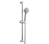 OFFO Shower Riser Kit, Shower Slide Bar with 3 Modes Shower Head, 1.6m Stainless Steel Hose,Adjustable 60cm Riser Rail and Handheld Showerhead,Rail Face Polishing