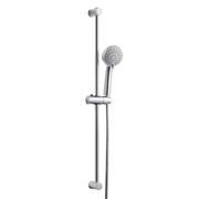 OFFO Shower Riser Kit, Shower Slide Bar with 3 Modes Shower Head, 1.6m Stainless Steel Hose,Adjustable 70cm Riser Rail and Handheld Showerhead,Rail Face Polishing
