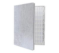 OFFPENSIG 216 Colors Nail Tips Display Book DIY Nail Art Showing Shelf Gel Color Card Chart Painting Display Board Silver