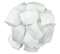 Offray Wired Edge Anisha Craft Ribbon, 2-1/2-Inch Wide by 10-Yard Spool, White