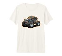 Offroad 4x4 Side-by-Side ATV UTV Cartoon Design Premium T-Shirt