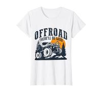 Offroad There´ll be mud T-Shirt, Women, White, Medium