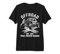 Offroad Trail Proven Rugged EST. 1941 US Flag Rock Crawler Premium T-Shirt