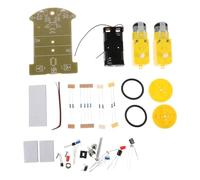 OFFSCH 1 Set Line Following Robot Car Kit: 1:120 Diy Soldering Intelligent Tracking Car Set - Line Tracing Beginner Project School Electronics Learning Kit