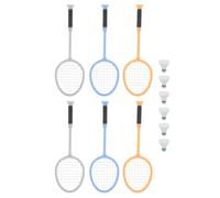 OFFSCH 1 Set Mini Badminton Racket Model Set: Dollhouse Vintage Prop Diy Diorama Accessories - Fake Badminton For Miniature Photography And Parties