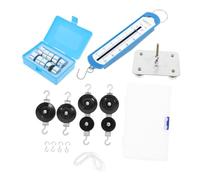 OFFSCH 1 Set Pulley System Kit for Classroom Stem Physics Experiments Magnetic Gauge Swift Component Change for Student Mechanics Teaching and Demonstration