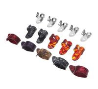 OFFSCH 1 Set Small Guitar Finger Pick Thumb Picks for Guitar Ukulele Finger Picks Thumb Finger Picks Finger Guitar Thumb Picks Adjustable Finger Pick Guitar Accessory Abs