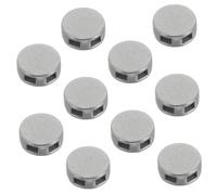 OFFSCH 10 Pcs Metal Elastic Cord Locks Elastic Band Buckle Rope Tightener DIY Craft Fastener Decorative Buckle for Notebooks Clothing Drawstrings and Fashion Accessories