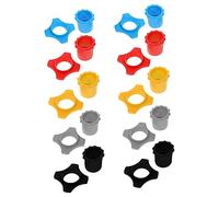 OFFSCH 10 Sets Microphone Anti-fall Protective Rings Universal Mic Protection Rings Rubber Anti-lost Grip Sleeves for News Interviews and Stage Performances
