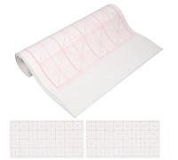 OFFSCH 100 Sheets Handmade Xuan Paper for Chinese Writing Practice, 32 Gridded Bamboo Pulp Sheets with Smooth Texture and Accurate Grid Guidance, for Creating Calligraphy Notebooks