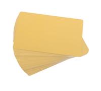 OFFSCH 100pcs Aluminum Engraving Blanks Metal Business Cards Standard Smooth Surface DIY Name Printing Tags for Office Professional Use