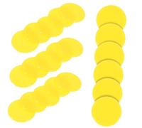 OFFSCH 100pcs Bingo Markers Counting Chips for Math Learning and Gambling Games Solid Light Yellow Tokens for Counting Sorting Adding Subtracting