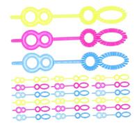 OFFSCH 100Pcs Bubble Blower Plastic Bubble Maker Wands for Teens Outdoor Fun Random Color Ergonomic Design Safe Gift Random Color