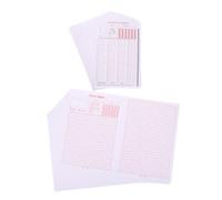 OFFSCH 100pcs Civil Service Exam Answer Sheets Bundle Standardized Administrative Test Answer Form for Government Job Practice Essay Writing Paper Simulation Pads for Public Office