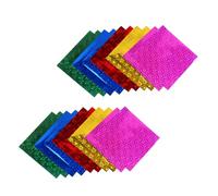 OFFSCH 100pcs Origami Paper Colorful DIY Craft Folding Paper for Handmade Art Projects Easy Fold Tear-Resistant for Kindergarten School Activities