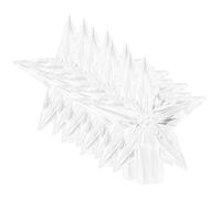 OFFSCH 100pcs Small Star-Shaped Lamp Bulb Cover Light Protection Cover for String Lights Plastic Shade Suitable for Indoor Outdoor Party Christmas Decoration