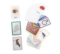 OFFSCH 108Pcs Sensory Flash Cards Educational Learning for Early English Vocabulary Development Sight Word Games Kindergarten Sight Word Bingo