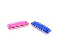 OFFSCH 10hole Plastic Harmonica Music Instrument Educational Music Toy for Beginner Students Boys and Girls Melody Learning