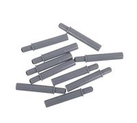 OFFSCH 10pcs Adjustable Soft-close Cabinet Door Dampers for Kitchen Bathroom Anti-slam Noise Reduction Buffers Compact Plastic Build for Stable Quiet Lid Movement and Surface Protection