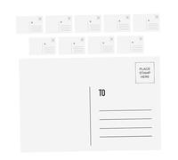 OFFSCH 10Pcs Blank Postcards for Mailing Thick Writable Greeting Cards with Printed Lines Multi-use DIY Craft Paper Cards for Corporate Travel School Notes and Encouragement Messages