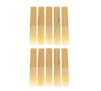 OFFSCH 10Pcs Clarinet Reeds Strength Handmade for Beginners Compact Lightweight Clarinet Accessories Suitable for Performance and Replacement