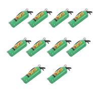 OFFSCH 10pcs Fire Extinguisher Bag Accessory Set, Mini Firefighter Safety Keychain Charms for Bags and Backpacks, Flame Fire Pendant DIY Decorative Keyring Charm