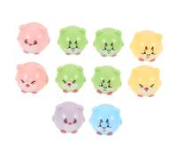 OFFSCH 10pcs Friction Powered Pull Back Car for Miniature Animal Vehicles Party Favors Educational Playthings for Boys and Ages