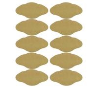 OFFSCH 10pcs Green Blank Navel Patches for Obesity Group, Portable Small Household Adhesive Supply 15x20cm Suitable for Weight Loss and Detox Use