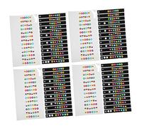 OFFSCH 10pcs Guitar Fretboard Stickers Note Stickers for Beginners Decal Pack Easy Guitar Learning Tool