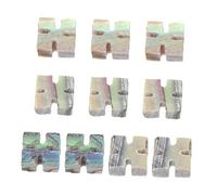 OFFSCH 10pcs Guitar Stickers Fretboard Dots Abalone Inlay Material Diamond Shape