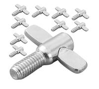 OFFSCH 10pcs M8 Cymbal Wing Screws Drum Set Top Screws Drum Kit Bolt Fasteners Accessories for Cymbal Mounting Hardware Musicians and