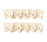 OFFSCH 10pcs Maple Bridge Violin Bridge Tool Maple Wood Bridge for Violin Violin Bridge Part Violin Replacement Bridge Wood Violin Bridge
