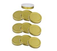 OFFSCH 10pcs Metal Bee Water Dispensers Entrance Feeders for Beekeeping Hive Hydration All Weather Mason Jar Lids for Year Bee Drinking and Feeding Equipment