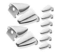 OFFSCH 10pcs Metal Drum Claw Hooks Drum Accessory Parts and Triangle Clamps Easy Installation Metal Construction