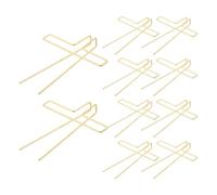 OFFSCH 10pcs Metal Page Holders for Students Golden Desktop Book Clips to Prevent Pages Closing, for Learning and Creative Needs, Universal Classroom Reading Accessory