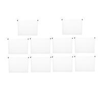 OFFSCH 10pcs Thickened A5 Document Bag File Folder Pencil Organizer Stationery Storage Pouch for Office School Document and Cash Management