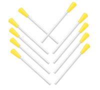 OFFSCH 10pcs Triangle Iron Mallets Plastic Musical Toy for Boys and Girls Rhythm Stick Set
