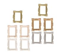 OFFSCH 10pcs Vintage Miniature Photo Frames Retro Picture Frame for DIY Crafts Sturdy Decorative Photo Display for Jewelry and Accessories