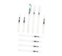 OFFSCH 10pcs Watercolor Brush Pens with Flexible Tips Ergonomic Water Flow Control Drawing Tools for Painting and Coloring and Safe Art Supplies for Students and Artists