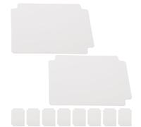OFFSCH 10pcs White Plastic Trading Card Dividers with Tabs PP Material Card Sorting Tray Separators for Board Games Tcg Ptcg Organizer Accessories