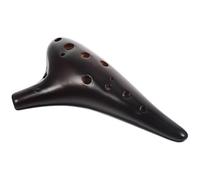 OFFSCH 12-hole Pottery Alto Ocarina in c Key for Beginner Practice, Musical Instrument Flute Suitable for Learning and Performance, Decorative Ceramic 12 Hole Ocarina for Music Students